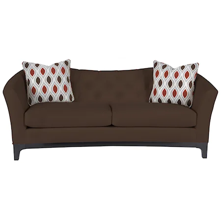 Contemporary Sofa with Tufted Seat Back and Super Soft Upholstery